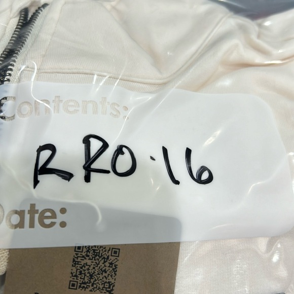 Patagonia Women's Small Ahnya 1/4 Zip Pullover Natural White Cream Jacket NWT - Picture 9 of 9